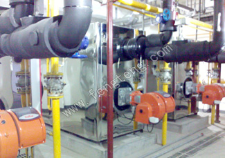 西安长庆石油锅炉热水系统工程