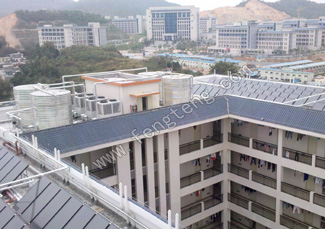 惠州市卫生职业技术学院太阳能加空气源热泵热水系统工程